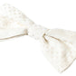 Dolce & Gabbana Elegant Ivory Fantasy Pattern Silk Bow Tie