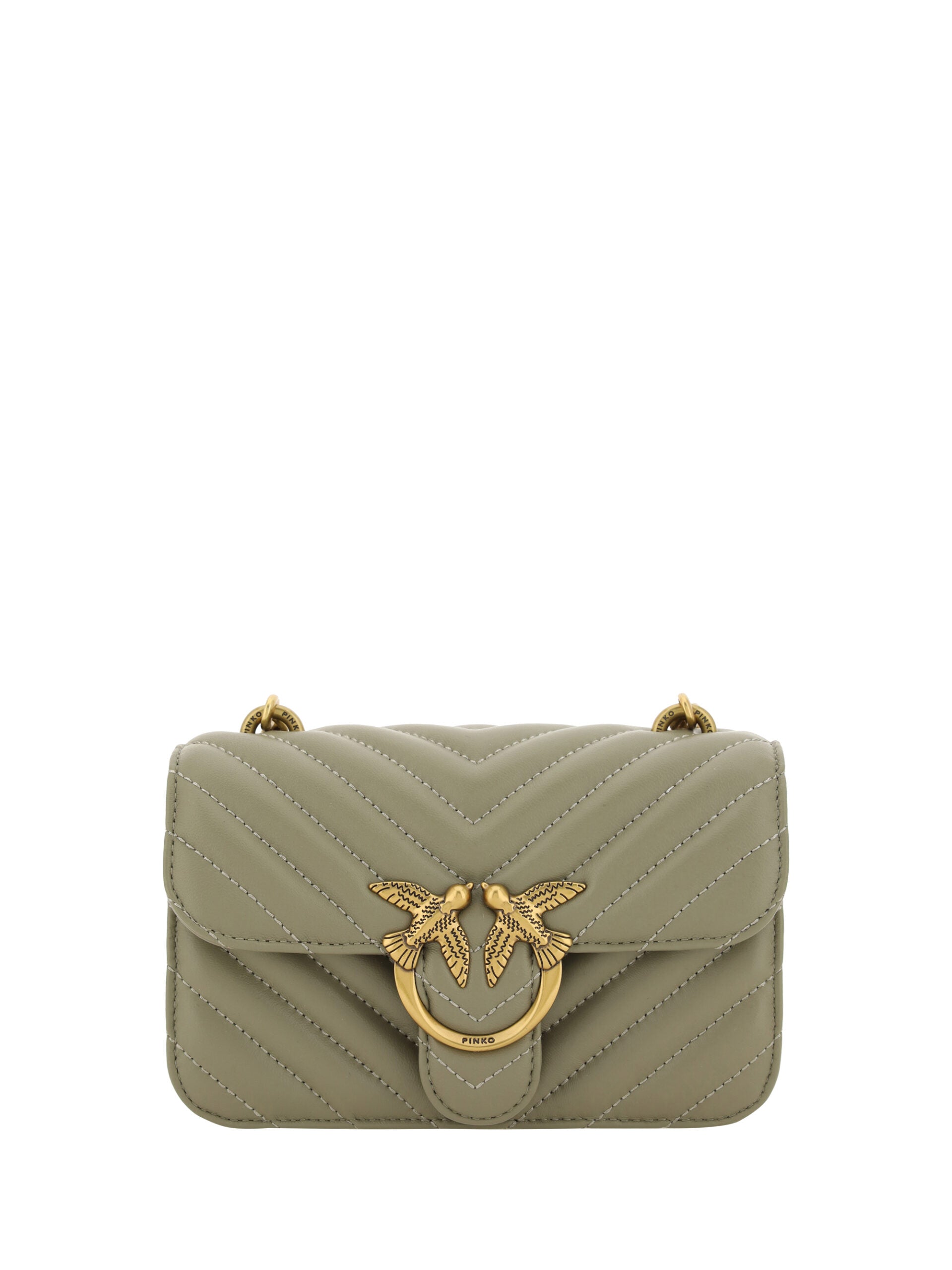 Chic Mini Love Bell Shoulder Bag in Noce Green - SEHABRANDS