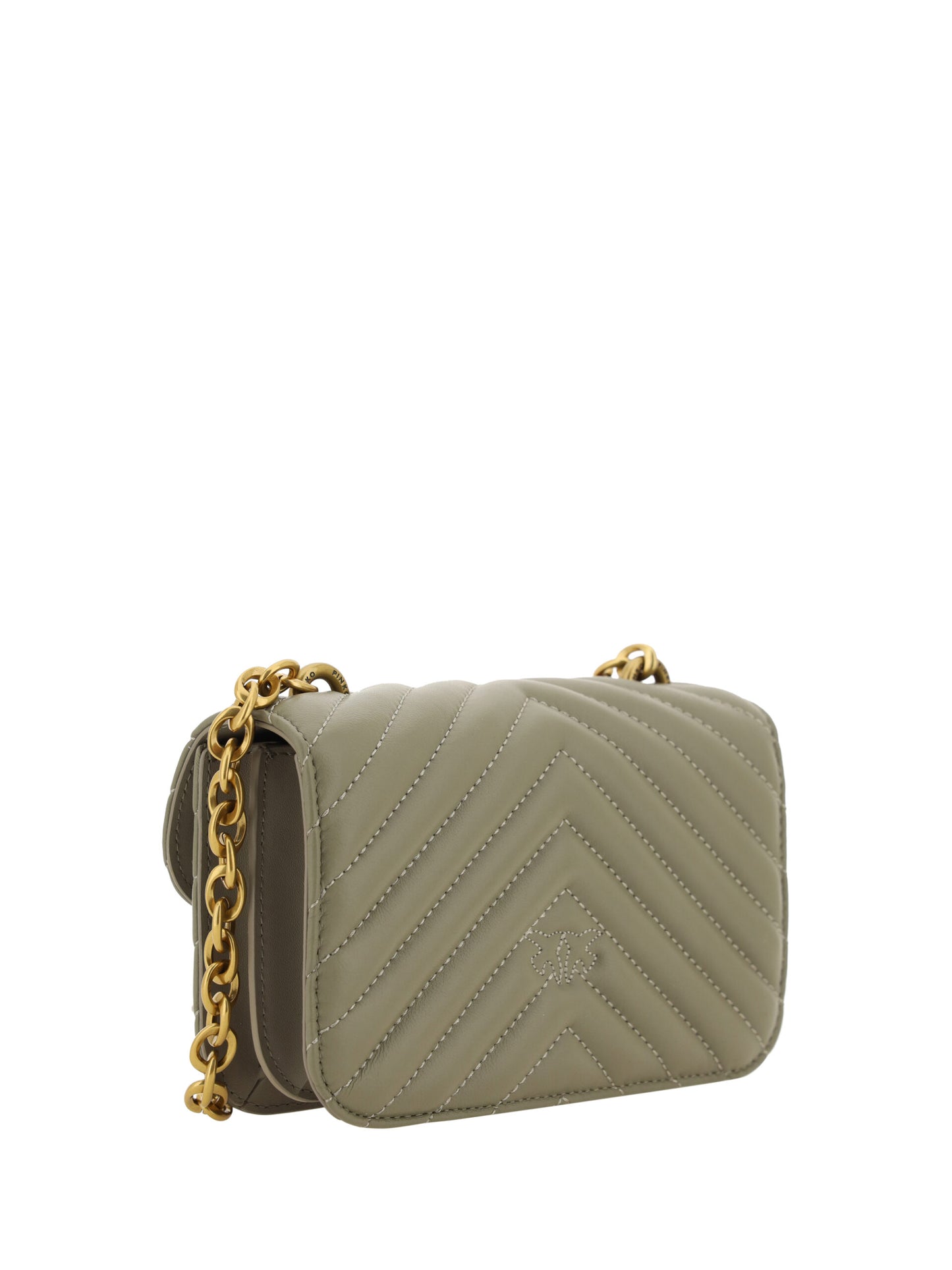 Chic Mini Love Bell Shoulder Bag in Noce Green - SEHABRANDS