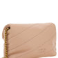 Chic Blush Quilted Crossbody Love Puff Bag - SEHABRANDS