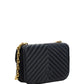 Elegant Black Quilted Leather Shoulder Bag - SEHABRANDS