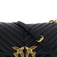 Elegant Black Quilted Leather Shoulder Bag - SEHABRANDS