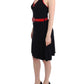 Elegant Black Palladio Knee-Length Dress - SEHABRANDS