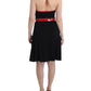 Elegant Black Palladio Knee-Length Dress - SEHABRANDS