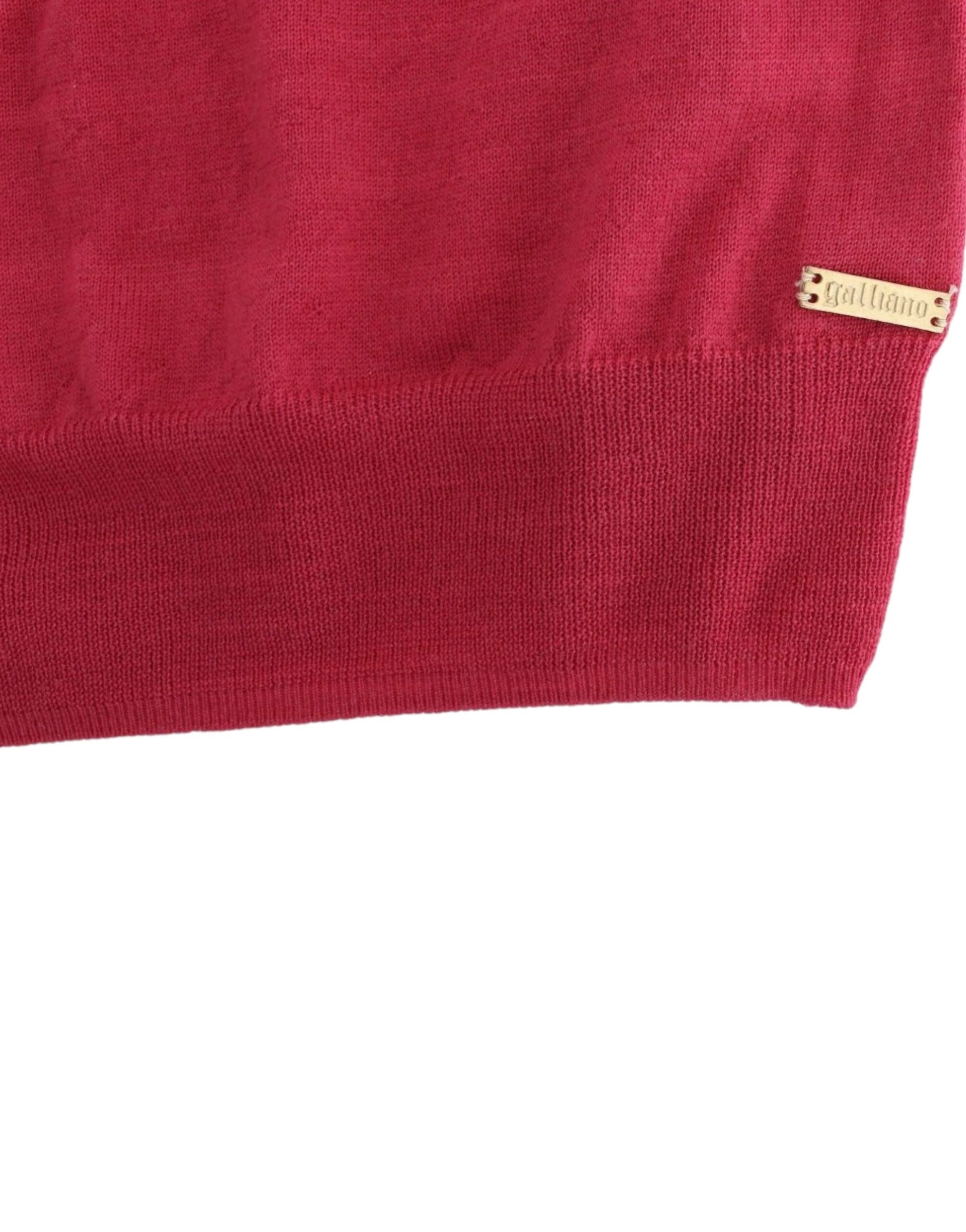 Elegant Pink Sleeveless Wool Knit Top - SEHABRANDS