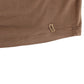 Elegant Short-Sleeved Brown Rayon Top - SEHABRANDS