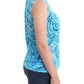 Elegant Sleeveless Silk-Detailed Top - SEHABRANDS