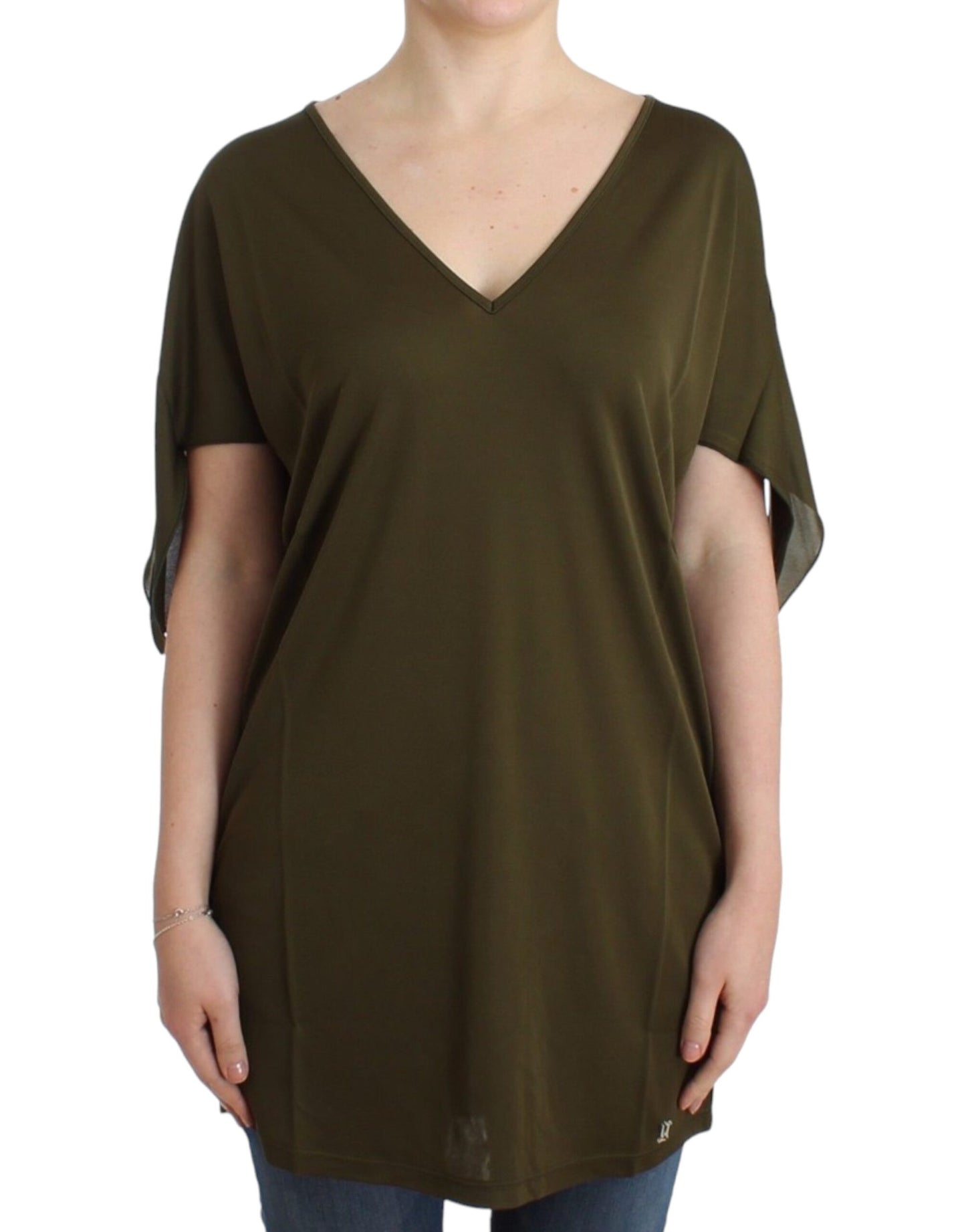 Emerald Elegance Rayon Blouse - SEHABRANDS