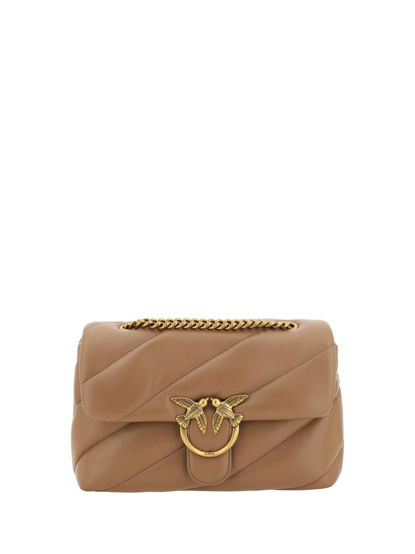 Elegant Quilted Calf Leather Shoulder Bag - SEHABRANDS