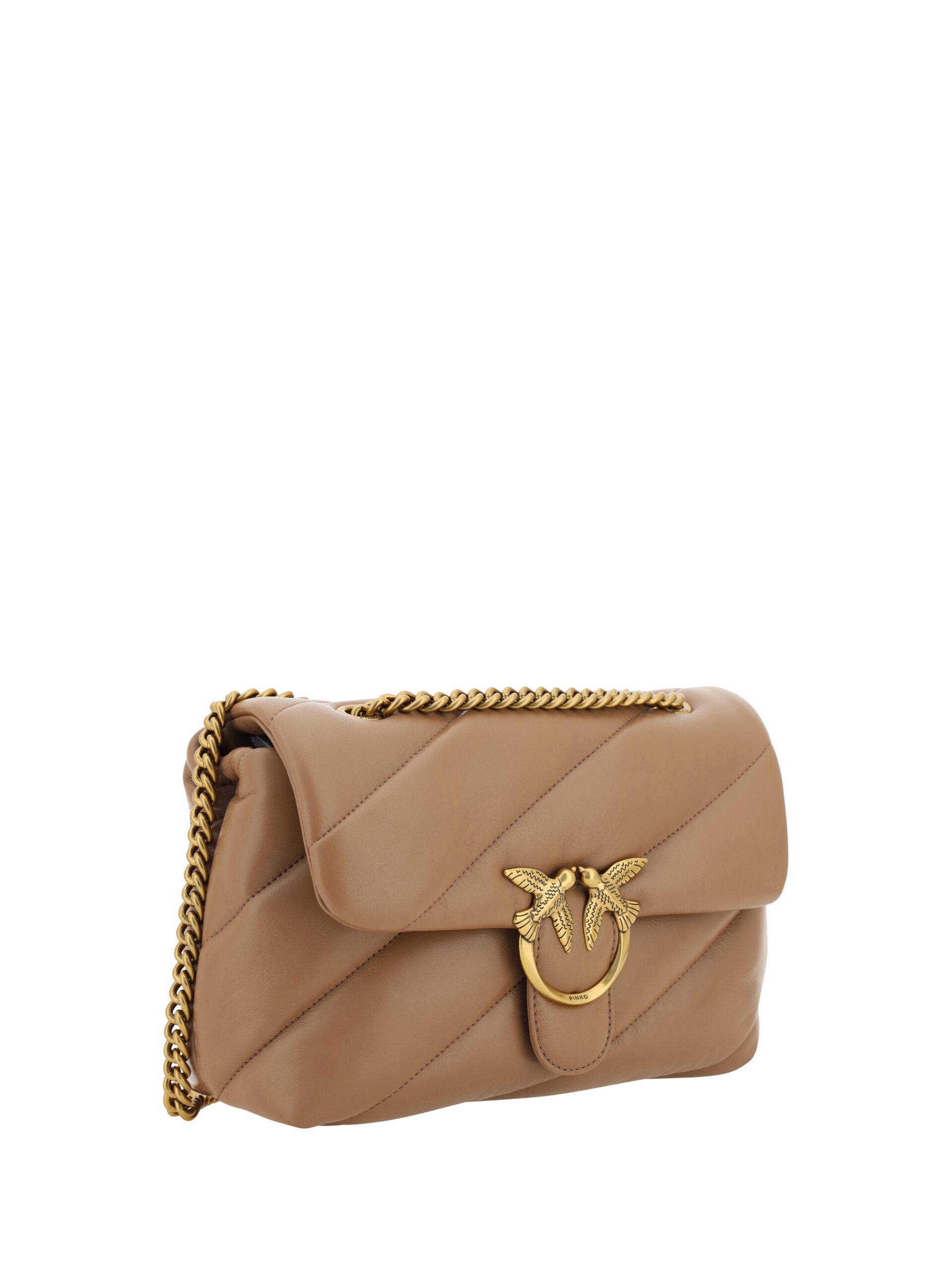 Elegant Quilted Calf Leather Shoulder Bag - SEHABRANDS