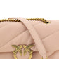 Elegant Light Pink Quilted Shoulder Bag - SEHABRANDS