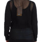 Chic Transparent Back Woolen Cardigan - SEHABRANDS