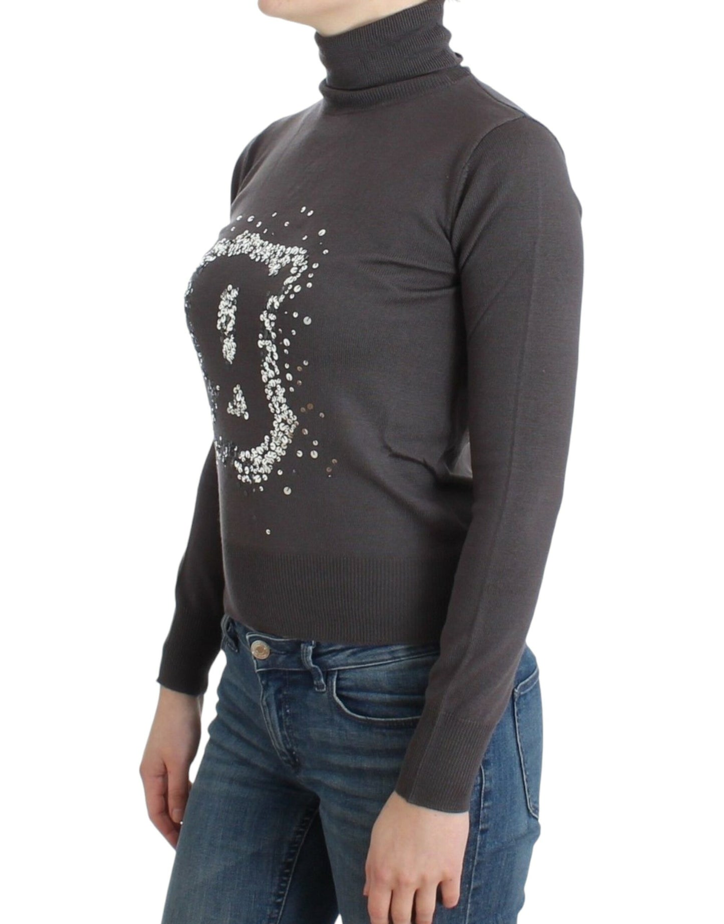 Elegant Virgin Wool Turtleneck Sweater - SEHABRANDS