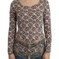 Elegant Floral Lace Longsleeve Top - SEHABRANDS