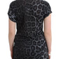 Sultry Leopard V-Neck Modal Top - SEHABRANDS