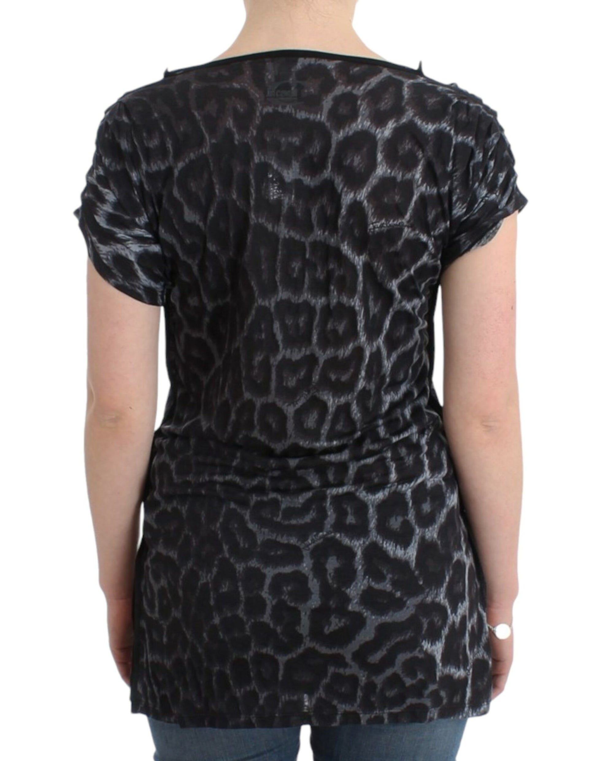 Sultry Leopard V-Neck Modal Top - SEHABRANDS