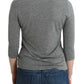 Elegant Gray Cashmere-Blend Jumper - SEHABRANDS