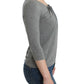 Elegant Gray Cashmere-Blend Jumper - SEHABRANDS