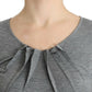 Elegant Gray Cashmere-Blend Jumper - SEHABRANDS