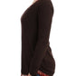 Chic Crewneck Silk-Appliqué Sweater - SEHABRANDS