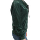 Elegant Green Mock Sweater with Rhinestone Detail - SEHABRANDS