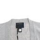 Cropped Virgin Wool Cardigan in Chic Gray - SEHABRANDS