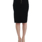 Elegant Black Pencil Skirt for Sophisticated Style - SEHABRANDS