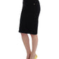 Elegant Black Pencil Skirt for Sophisticated Style - SEHABRANDS