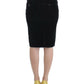 Elegant Black Pencil Skirt for Sophisticated Style - SEHABRANDS