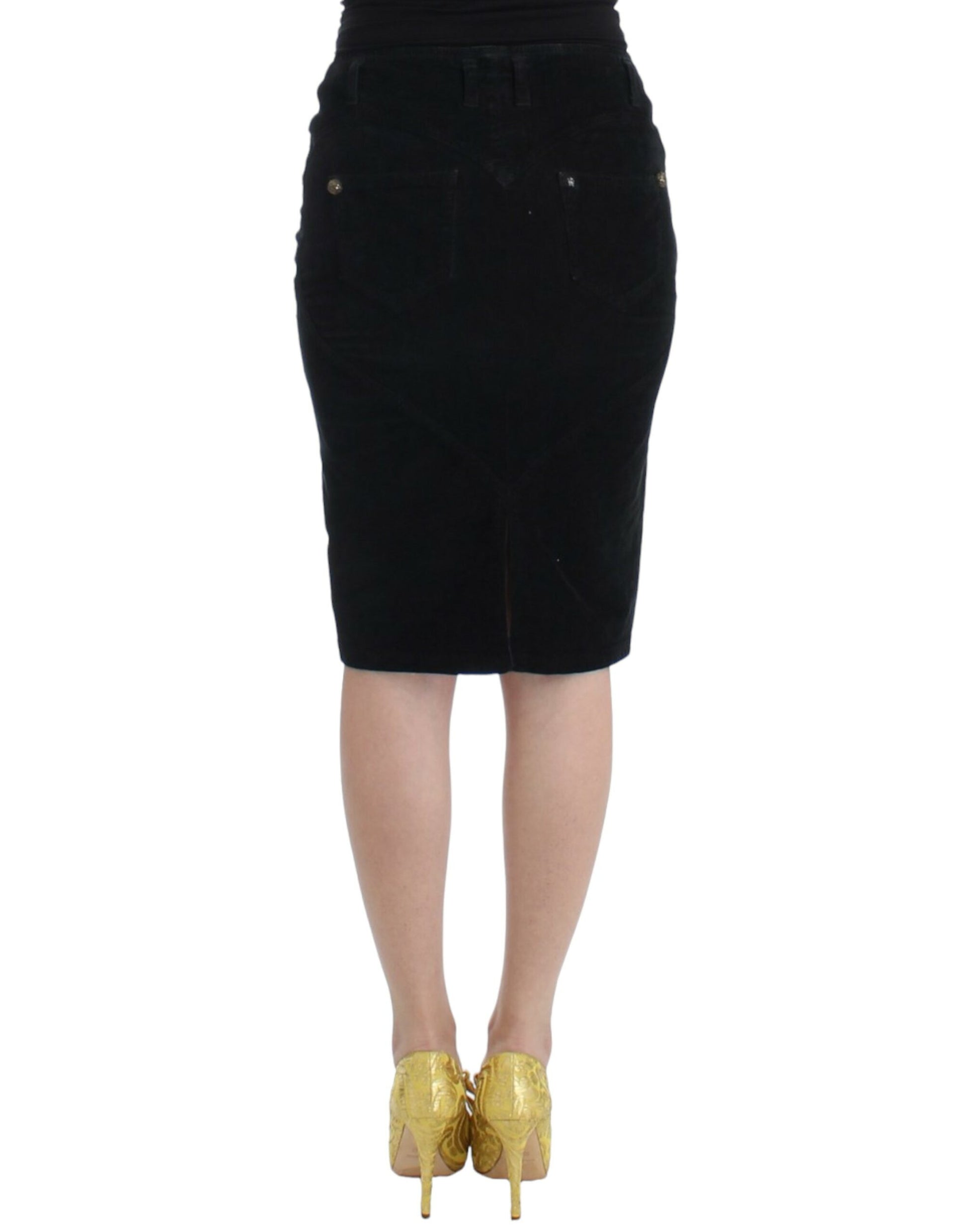 Elegant Black Pencil Skirt for Sophisticated Style - SEHABRANDS