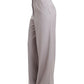 Sophisticated High Waisted Gray Pants - SEHABRANDS