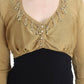 Embellished Gold Shimmer Shrug - SEHABRANDS