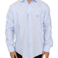 Elegant Light Blue Italian Cotton Shirt - SEHABRANDS