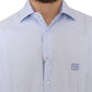 Elegant Light Blue Italian Cotton Shirt - SEHABRANDS