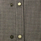 Chic Gray Checked Casual Linen Blend Shirt - SEHABRANDS