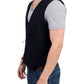 Elegant Striped Casual Vest - Cotton Blend - SEHABRANDS