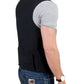 Elegant Black Wool Blend Casual Vest - SEHABRANDS