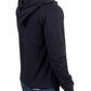 Elegant Blue Hooded Cotton Sweater - SEHABRANDS