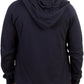 Elegant Blue Hooded Cotton Sweater - SEHABRANDS