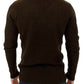 Elegant Crewneck Striped Sweater Pullover - SEHABRANDS