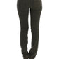 Chic Green Slim Leg Designer Jeans - SEHABRANDS