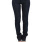 Chic Dark Blue Skinny Leg Jeans - SEHABRANDS