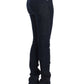 Chic Dark Blue Skinny Leg Jeans - SEHABRANDS