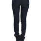 Chic Dark Blue Skinny Leg Jeans - SEHABRANDS