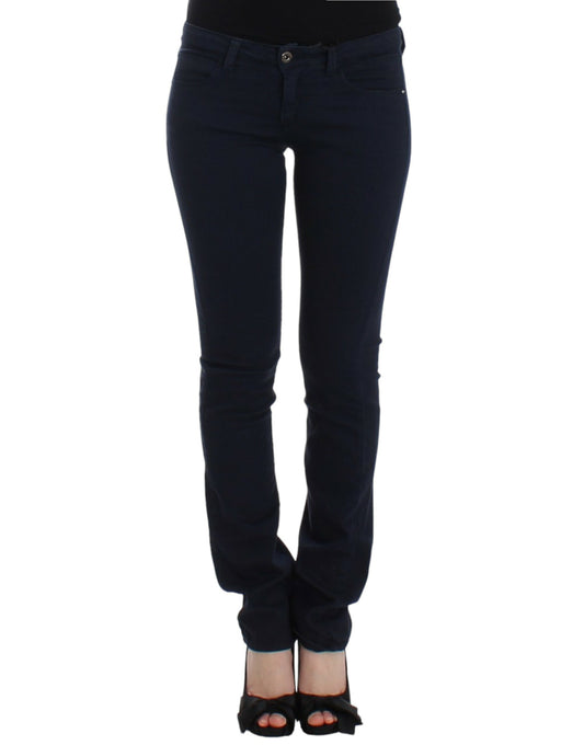 Chic Blue Straight Leg Denim Delight - SEHABRANDS