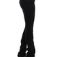 Elegant Black Straight Leg Jeans - SEHABRANDS