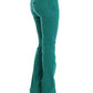 Chic Green Straight Leg Jeans for Sophisticated Style - SEHABRANDS