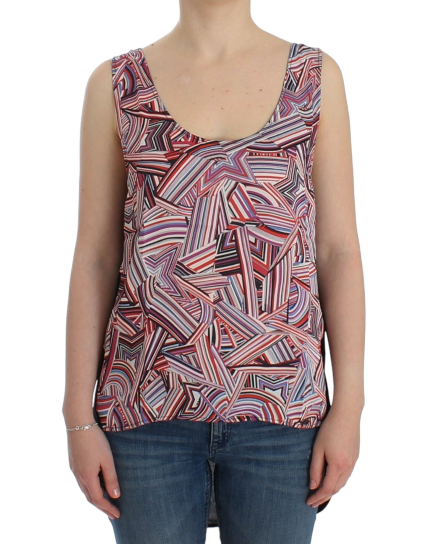 Chic Multicolor Sleeveless Top - SEHABRANDS