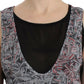 Elegant Sleeveless Black & Red Top - SEHABRANDS