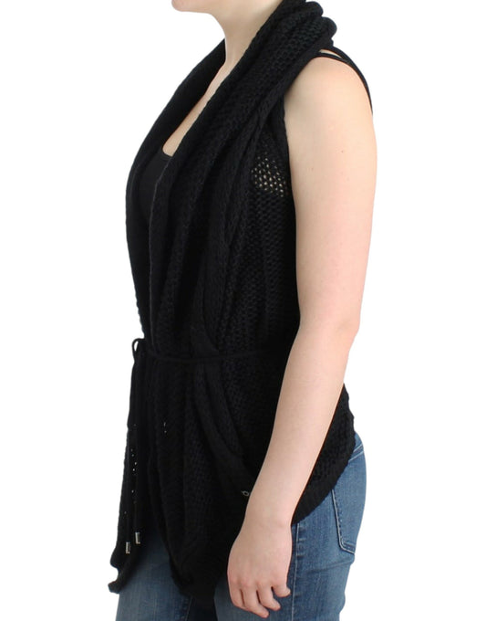 Chic Sleeveless Knitted Vest Cardigan - SEHABRANDS